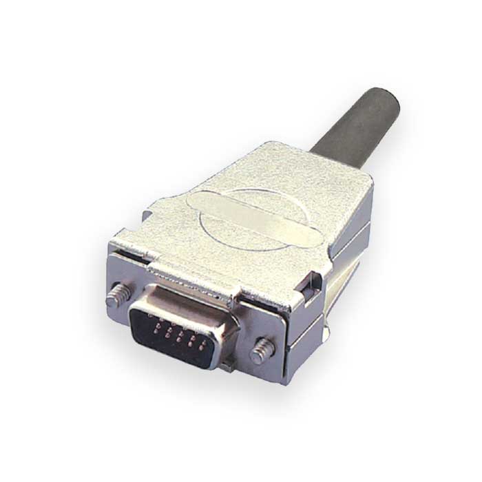 D-SUB 15 Pin 连接器、公头、焊接式、屏蔽、180°出线、FMK2G-215-MS、900015
