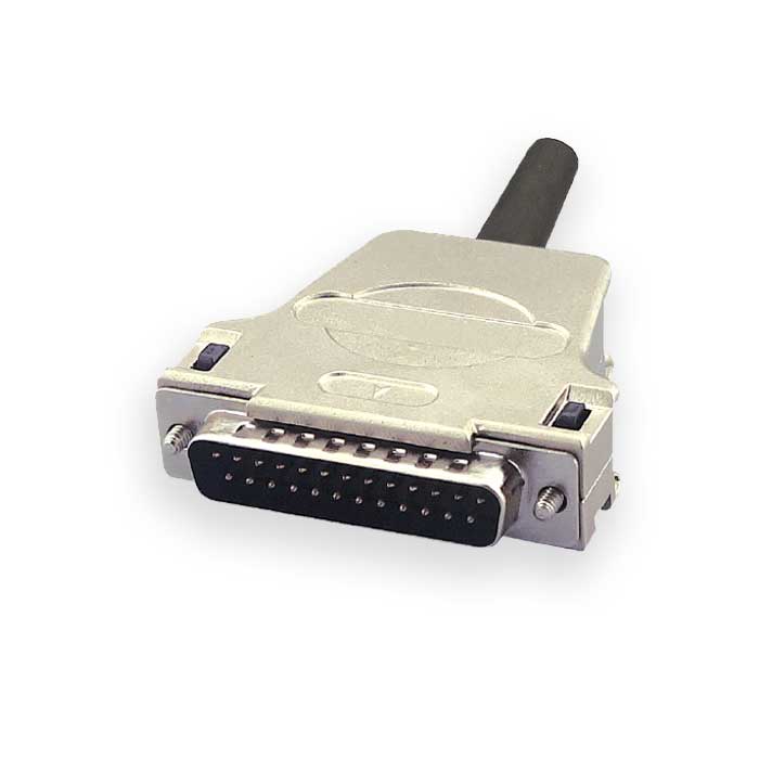 D-SUB 50 Pin 连接器、公头、压接式、屏蔽、180°出线、FMK5G-350-MC、900150