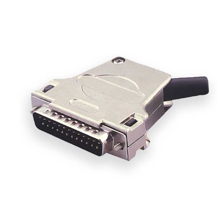 D-SUB 50 Pin 连接器、公头、焊接式、屏蔽、45°出线、FMK5-350-MS、910050