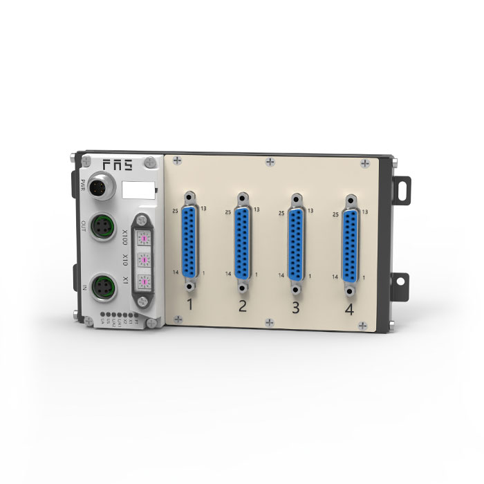 Multi-protocol module, IP20, 64 DI/DO, NPN, adaptive, D-Sub interfaces, Remote module, 009B91