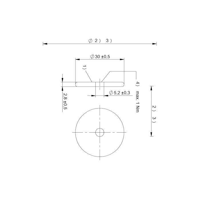 RFID、Readable and writable data carrier、FIS045