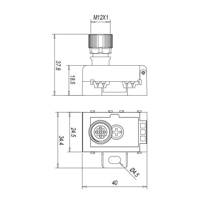AS-i分线器、绝缘层刺破连接技术/M12母头5Pin、 A-coded、912909 