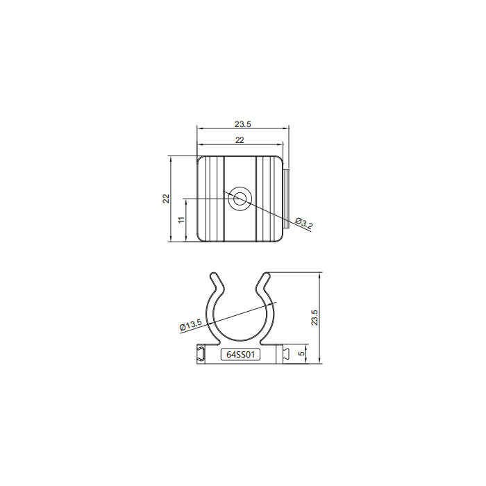 IO-Link 附件、适用于M8 现场接线 与M12 预铸线 M4 螺丝、64SS01