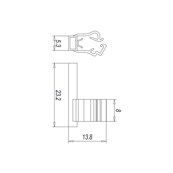 IO-Link appendix 、Cable marking sleeves 、Clamping range 3-5mm 、Detachable 、9ACC11