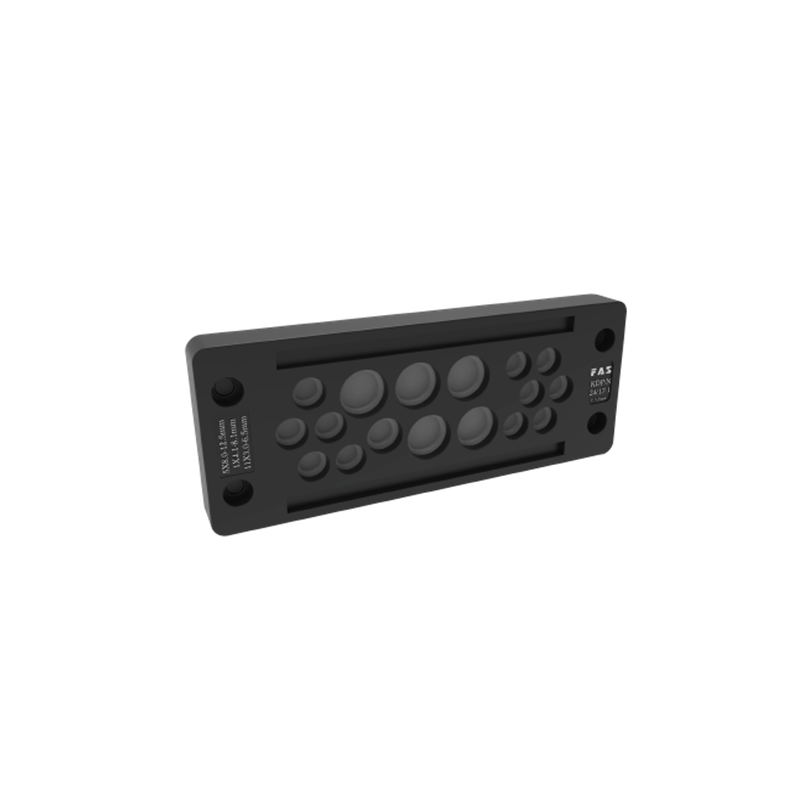 Cable  entry system、IP65、Flame class UL94-V0、Direct plug-in clamp board、KDP 24/17-1、301151