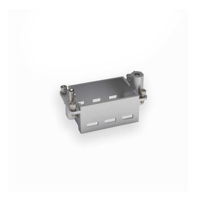 HM模块框架(公)、可安装3个准模块、适配H10B外壳、H10B-T3-M、09140100303