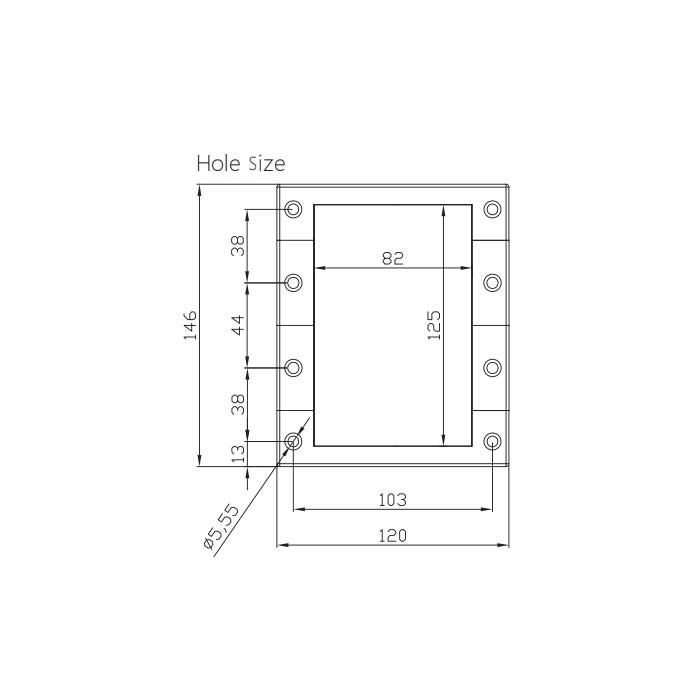 Cable  entry system、IP54、Flame class UL94-V0, Self-extinguishing、Detachable frame KBL 16/21-2MT、044168
