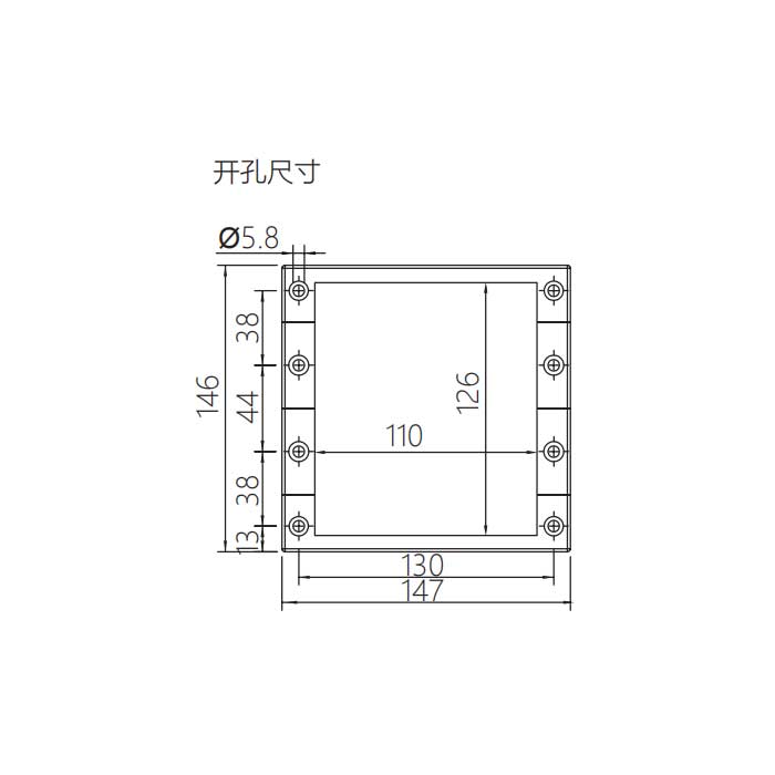可开式 电缆穿线板KBL 24/30-2MT、042234