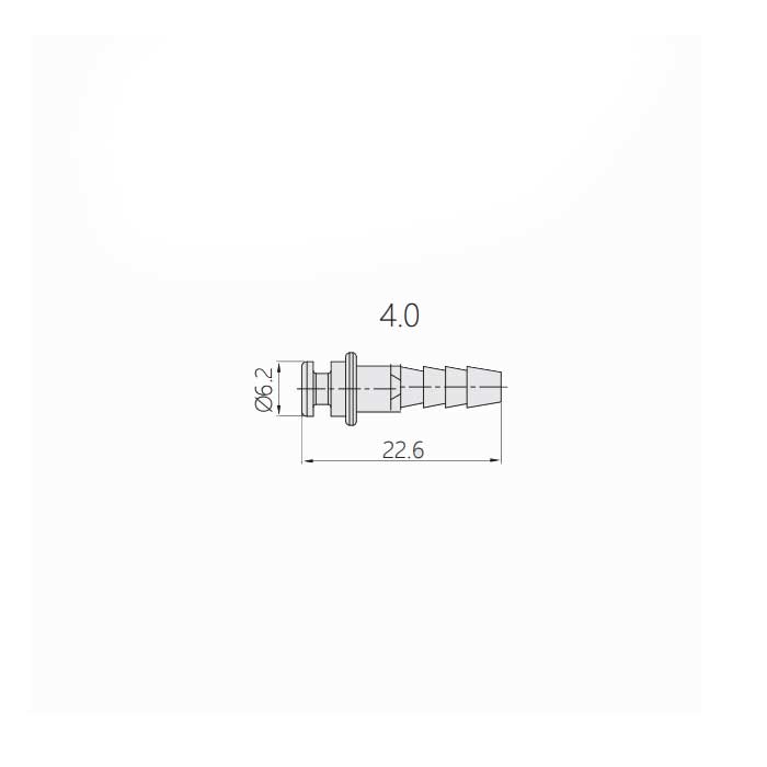 公气嘴、适用于软管内径φ4.0MM、PENU-PA3-4.0M、09140006153
