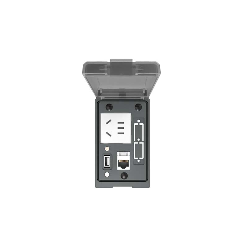 前置调试面板、国标电源插座、RJ45 网口、USB、FAS-PRU、9145200