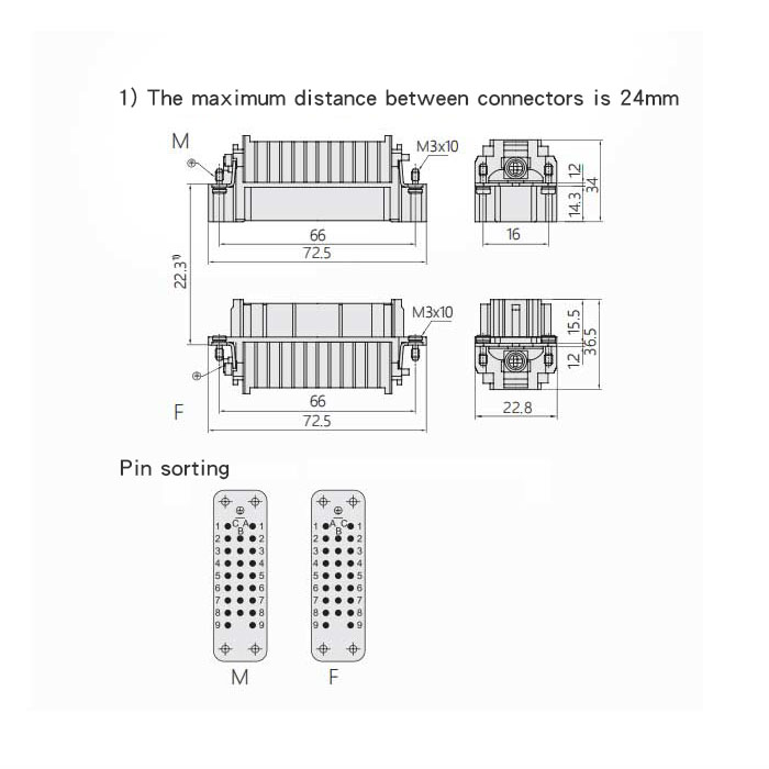 Female core piece、Cold crimping、Suitable for H16A shell、HD-025-F、09210253101