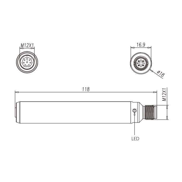 接口转换器、IO-Link转RS232模块、FI00C1