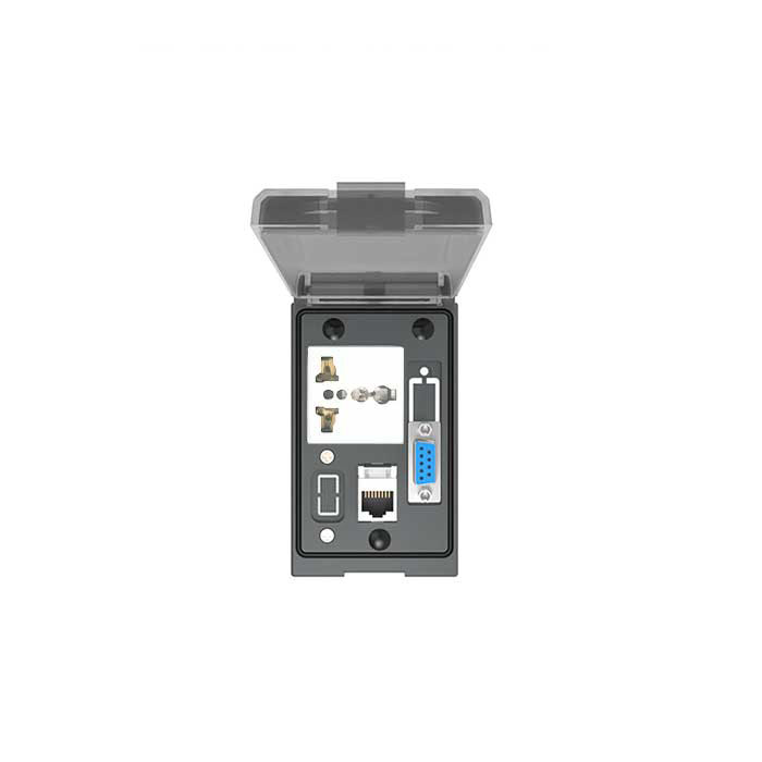 前置调试面板、万能插座、RJ45 网口、D-SUB-9、FAS-PRD-1U、9145009U