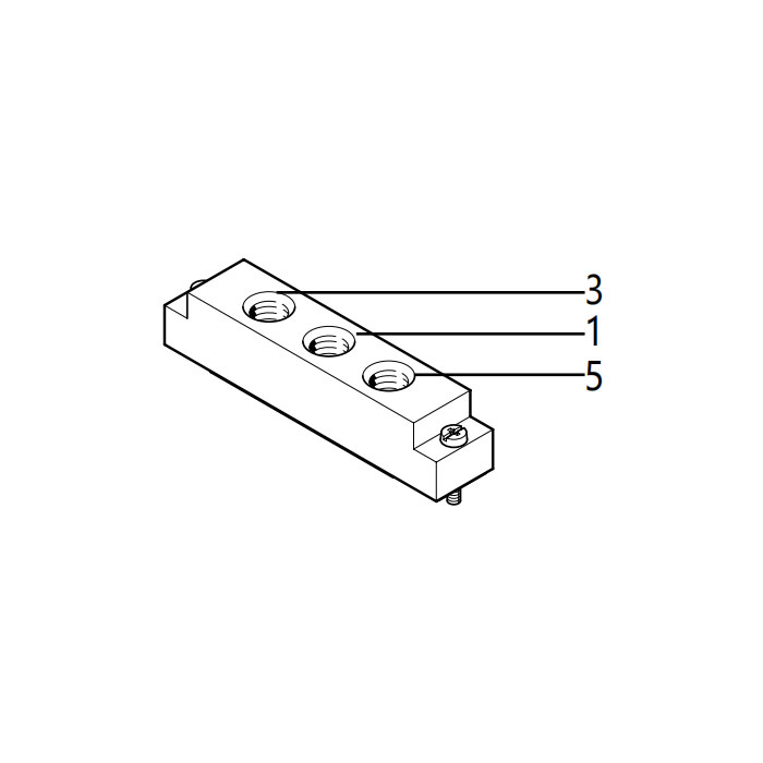气源扩充转接块、FVG-L1-14-P3A4-G18、1569993