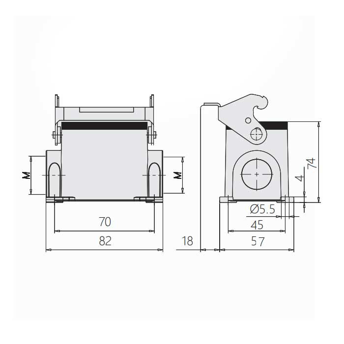 下壳 表面安装 高结构、H6B-SGRH-M32、19300061226